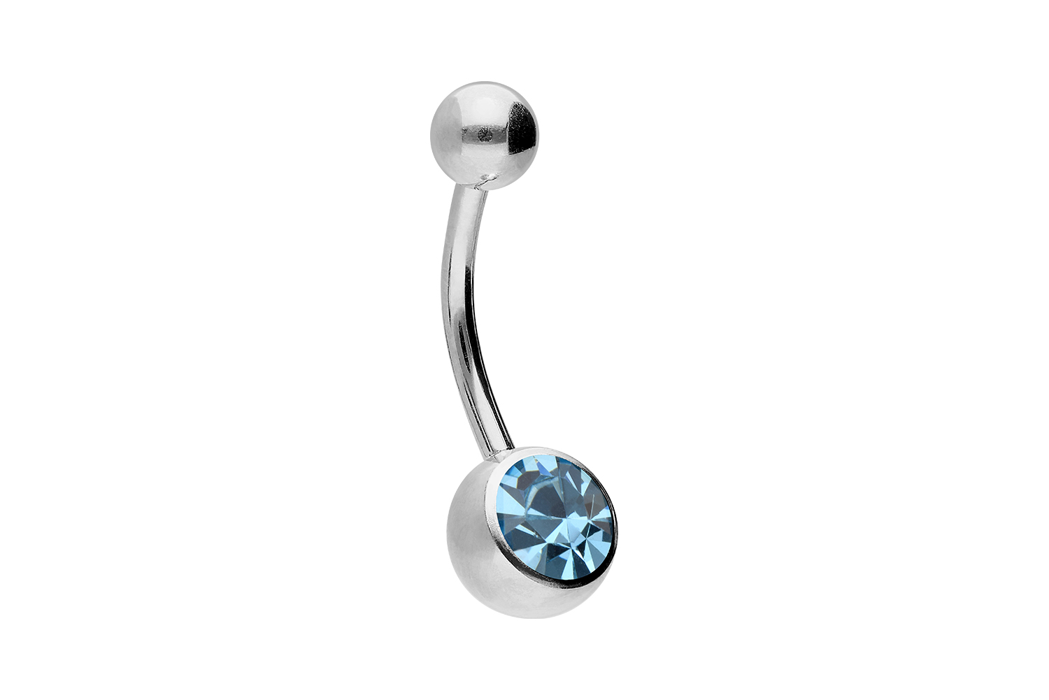 Titan Bananabell Piercing KRISTALL